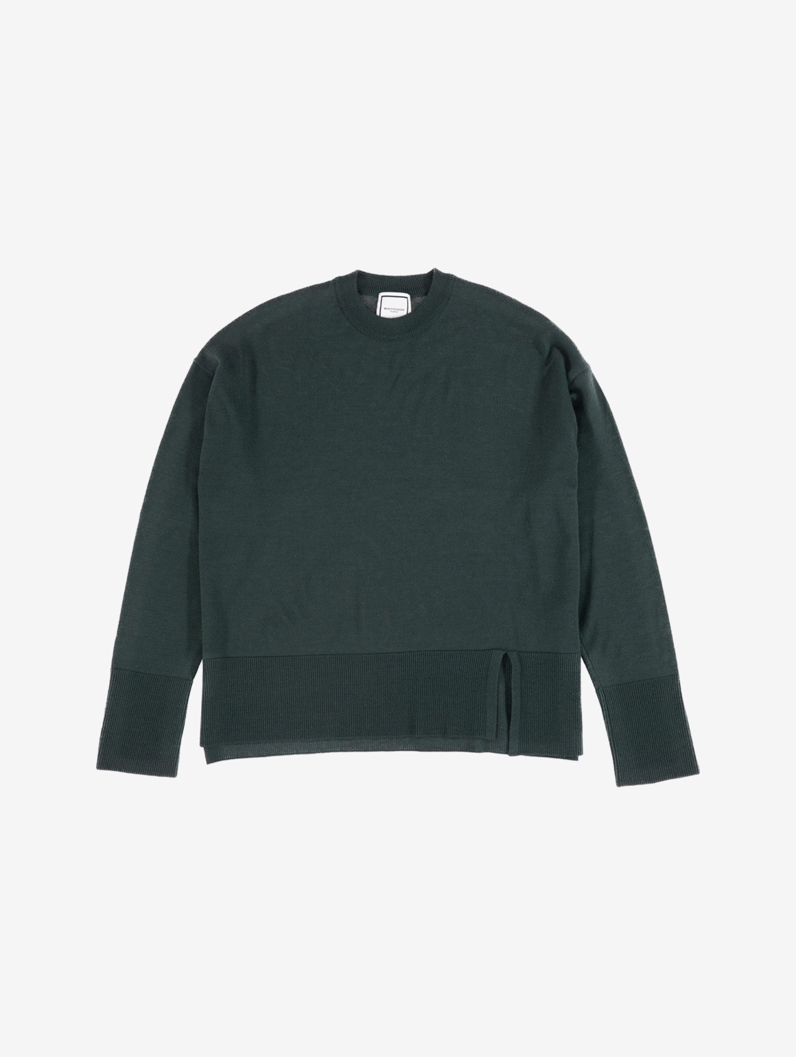 VENTED KNIT FOREST GREEN